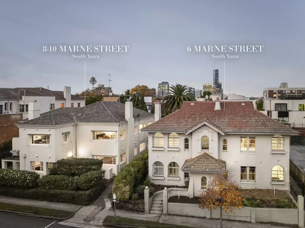 6 & 8-10 Marne Street, South Yarra For Sale by Melbourne Sotheby's International Realty